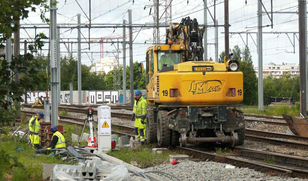 Coup d'accélérateur à Nivelles pour le chantier du RER