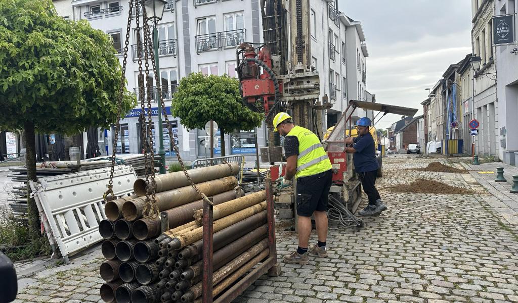 Genappe : début des travaux rue de Ways