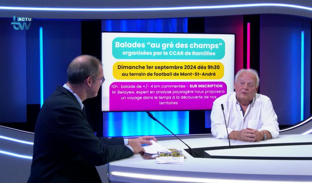 Guy Legrand et les Balades au gré des champs à Ramillies