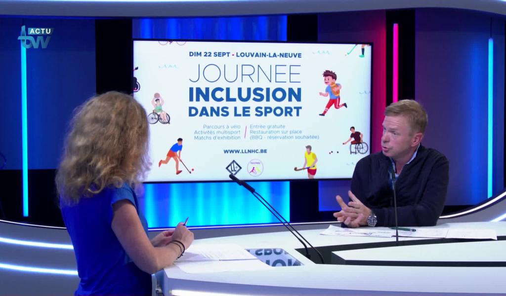 Christophe Delavignette, Organisateur Journée inclusion dans le sport à LLN