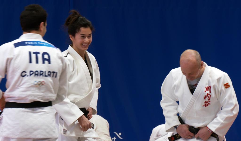 Judo : Gabriella Willems en professeure de judo à Jodoigne