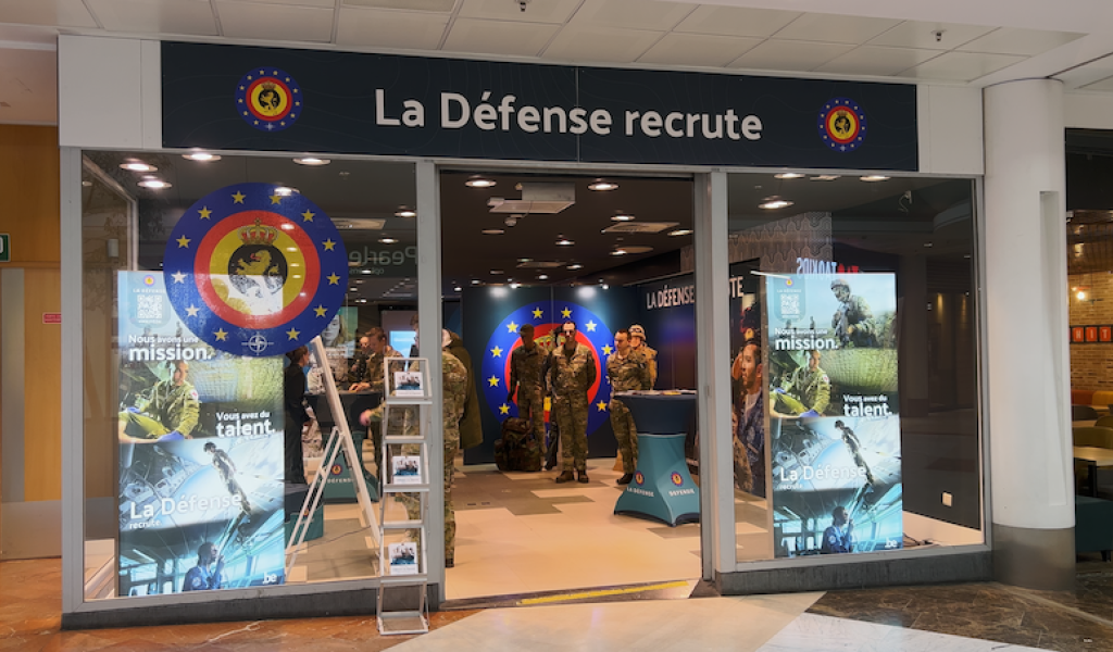 Louvain-la-Neuve : La Défense recrute à L'Esplanade