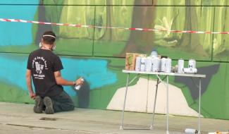 Ottignies : deux fresques street art débarquent à l'école du Centre