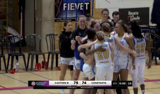 Basket-ball: superbe victoire des Castors face à Constanta