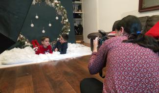 La photo de Noël, une tradition qui a encore de beaux jours devant elle