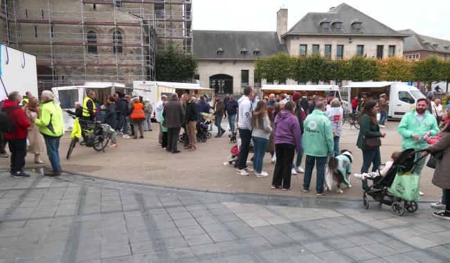 Nivelles : atmosphère sereine sur le marché à J-1 avant les élections