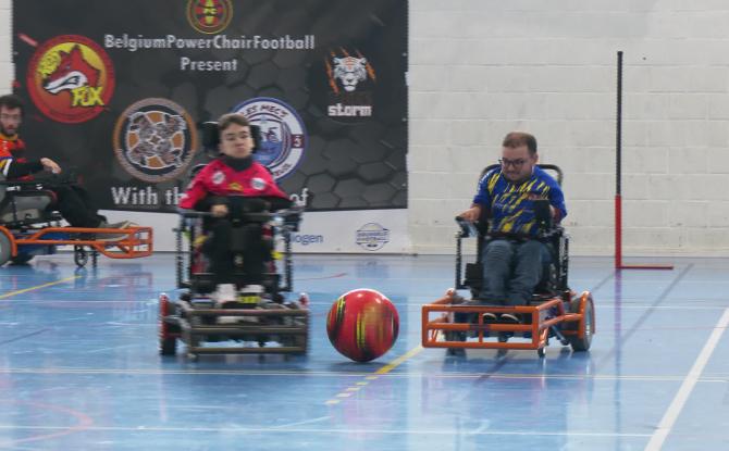 Foot fauteuil : lancement de la saison avec les Thunderbirds Louvain-la-Neuve