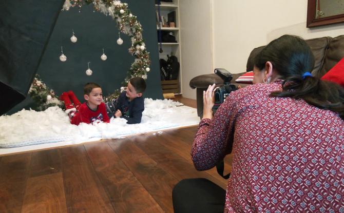 La photo de Noël, une tradition qui a encore de beaux jours devant elle